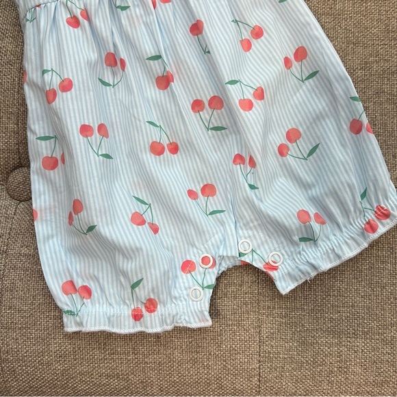 NWT Baby Girls Cherries Romper Just One You - Picture 10 of 10